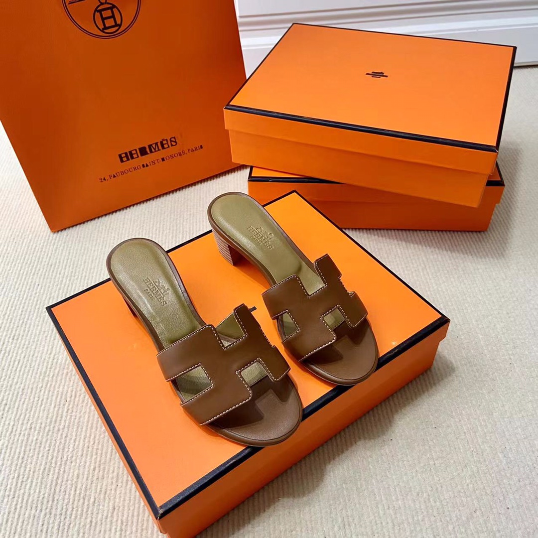 에르메스 올수공 오아시스 슬리퍼 샌들 스위프트 38